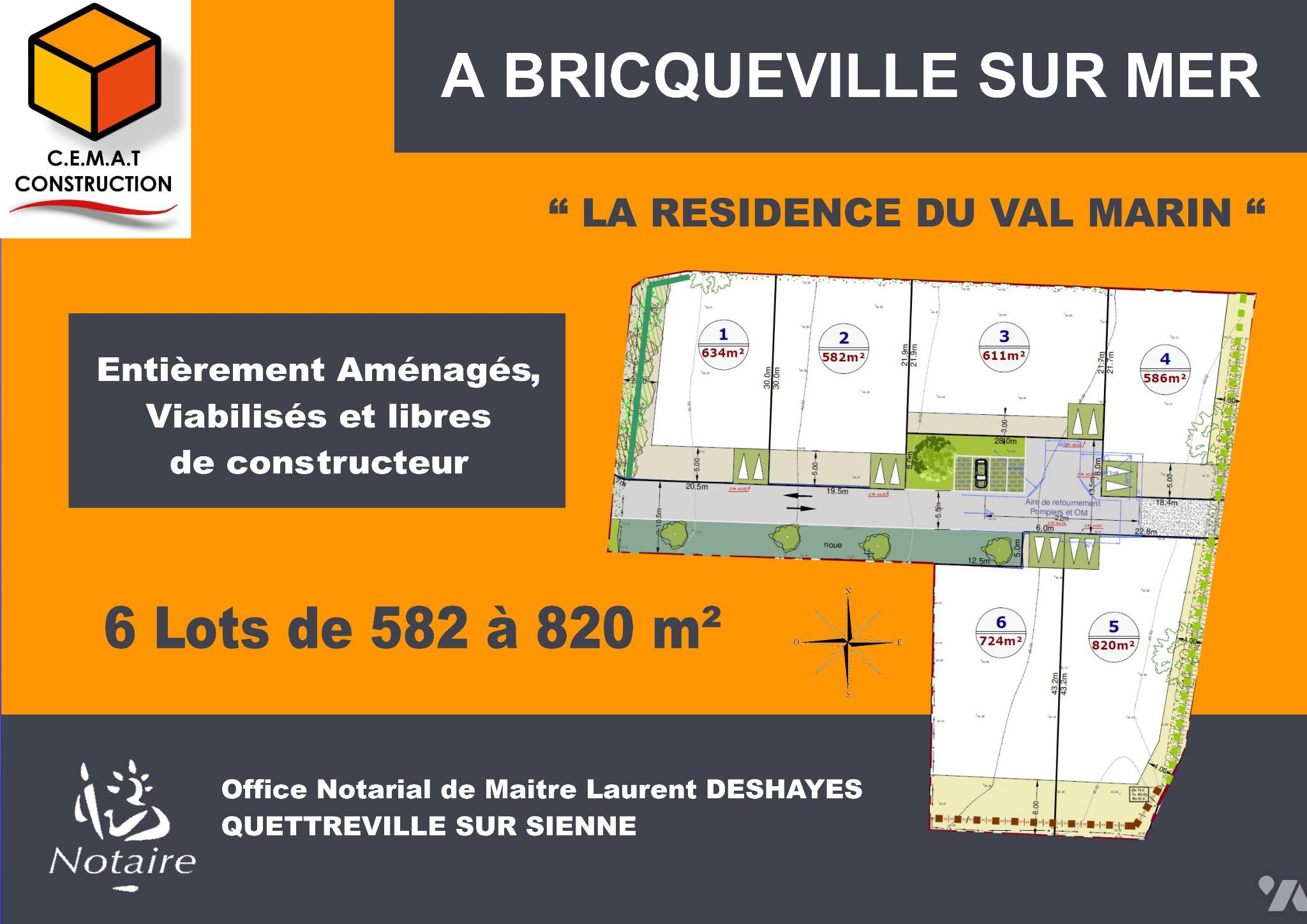 terrain en vente Bricqueville-sur-Mer